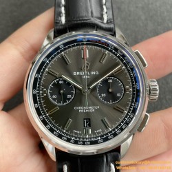 Breitling - Premier B01 Chronograph 42 SS/LE Grey GF V2 Asia 7750