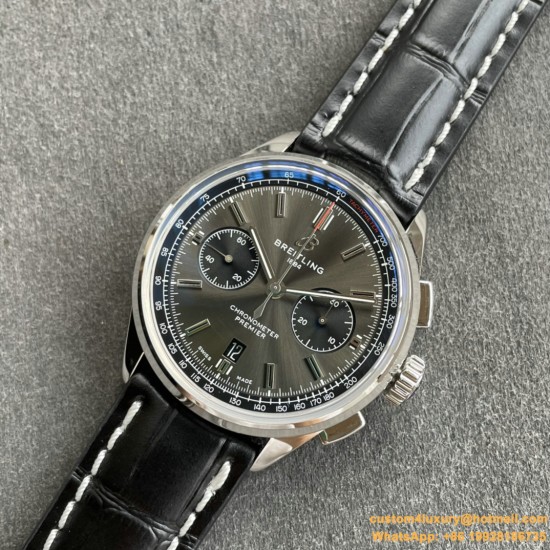 Breitling - Premier B01 Chronograph 42 SS/LE Grey GF V2 Asia 7750