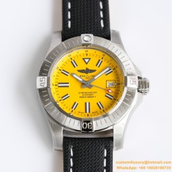 Breitling - Avenger II Seawolf SS/RU Yellow Num GF V2 Asia 2836