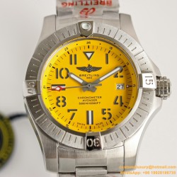Breitling - Avenger II Seawolf SS/SS Yellow Num GF V2 Asia 2836