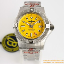 Breitling - Avenger II Seawolf SS/SS Yellow STK GF V2 Asia 2836