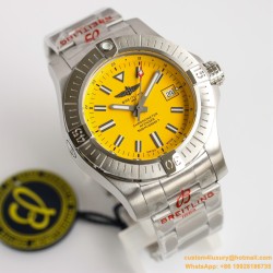 Breitling - Avenger II Seawolf SS/SS Yellow STK GF V2 Asia 2836