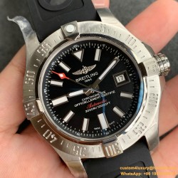 Breitling - Avenger II Seawolf SS/RU Black Stk GF V2 Asia 2836