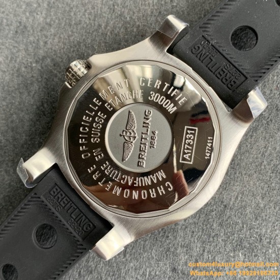 Breitling - Avenger Seawolf 2017 SS/RU Black GF Asia 2836