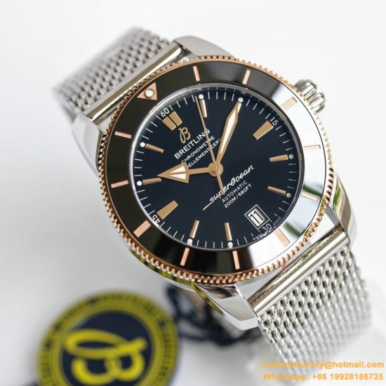 Breitling - Superocean Heritage II 42mm RG/SS Blk GF V2 A2824