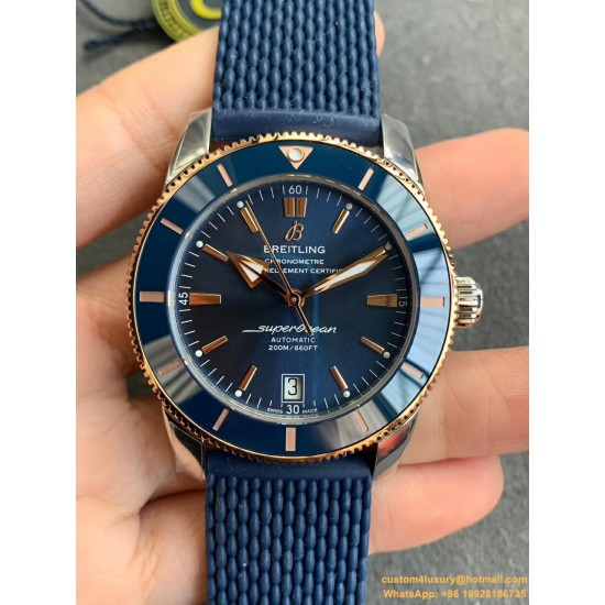 Breitling - Superocean Heritage II 42mm RG/SS/RU Blk GF V2 A2824
