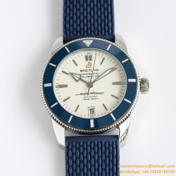 Breitling - Superocean Heritage II 42mm Blue SS/RU Wht GF V2 A2824