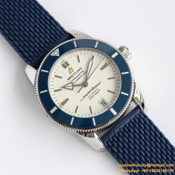 Breitling - Superocean Heritage II 42mm Blue SS/RU Wht GF V2 A2824