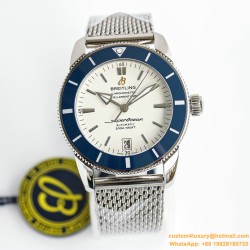Breitling - Superocean Heritage II 42mm Blue SS/SS Wht GF V2 A2824
