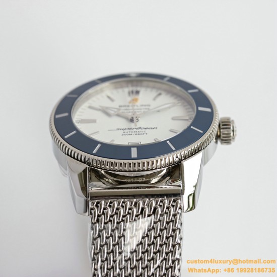 Breitling - Superocean Heritage II 42mm Blue SS/SS Wht GF V2 A2824