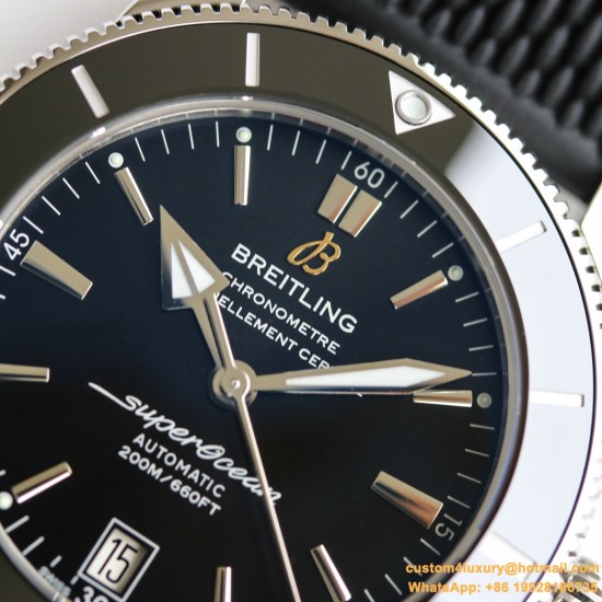 Breitling - Superocean Heritage II 42mm ss/SS/RU Blk GF V2 A2824
