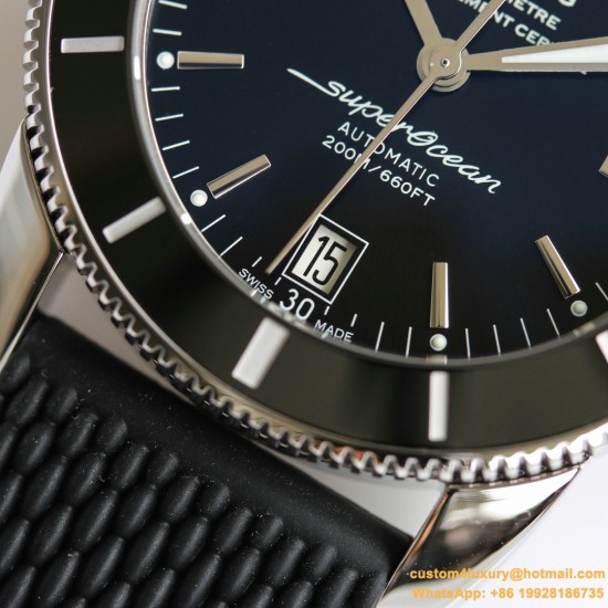 Breitling - Superocean Heritage II 42mm ss/SS/RU Blk GF V2 A2824