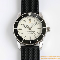 Breitling - Superocean Heritage II 42mm Blk SS/RU Wht GF V2 A2824