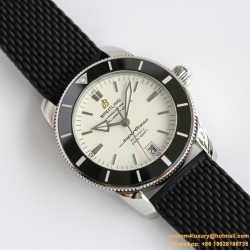 Breitling - Superocean Heritage II 42mm Blk SS/RU Wht GF V2 A2824