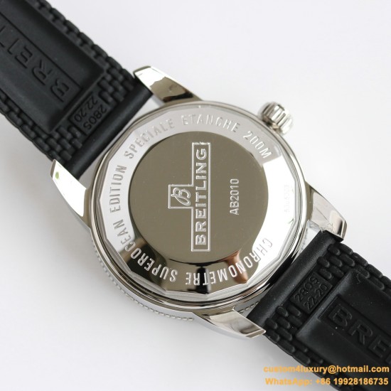 Breitling - Superocean Heritage II 42mm Blk SS/RU Wht GF V2 A2824
