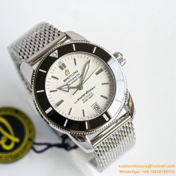 Breitling - Superocean Heritage II 42mm Blk SS/SS Wht GF V2 A2824
