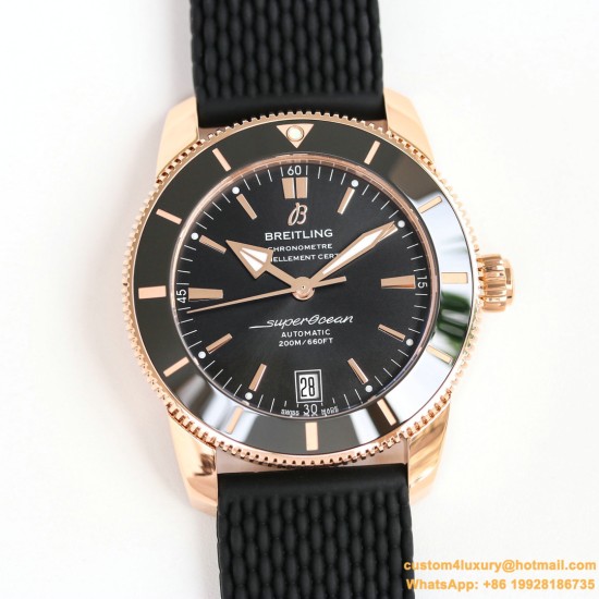 Breitling - Superocean Heritage II 42mm RG/SS/RU Blk GF V2 A2824