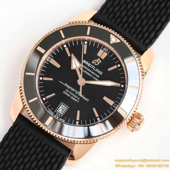 Breitling - Superocean Heritage II 42mm RG/SS/RU Blk GF V2 A2824
