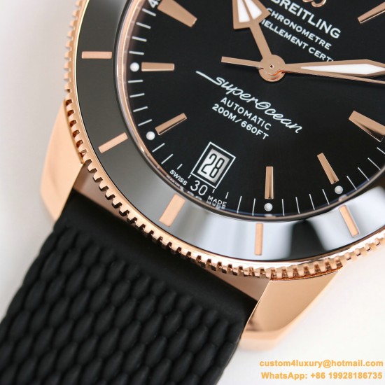 Breitling - Superocean Heritage II 42mm RG/SS/RU Blk GF V2 A2824