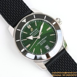Breitling - Superocean Heritage II 42mm Blk SS/RU Green Dial GF V2 A2824