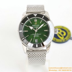 Breitling - Superocean Heritage II 42mm Blk SS/SS Green Dial GF V2 A2824