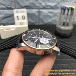 Breitling - Superocean Heritage II 42mm RG/SS/RU Blk GF V2 A2824