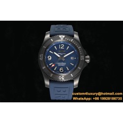 Breitling - Superocean 44mm DLC/RU Blue TF Asia 2824