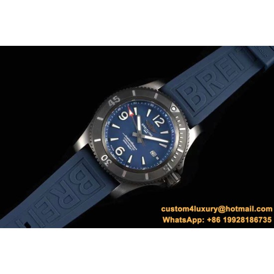 Breitling - Superocean 44mm DLC/RU Blue TF Asia 2824