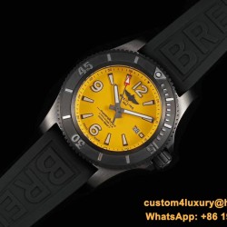 Breitling - Superocean 44mm DLC/RU Yellow TF Asia 2824