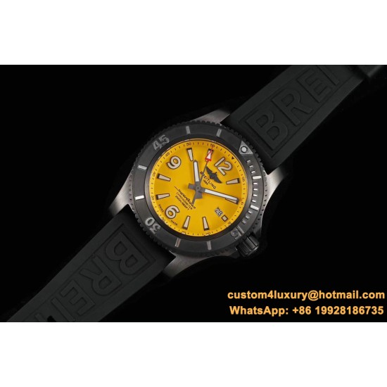 Breitling - Superocean 44mm DLC/RU Yellow TF Asia 2824