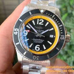 Breitling - Superocean 44mm SS/SS Yellow/Black Dial TF Asia 2824