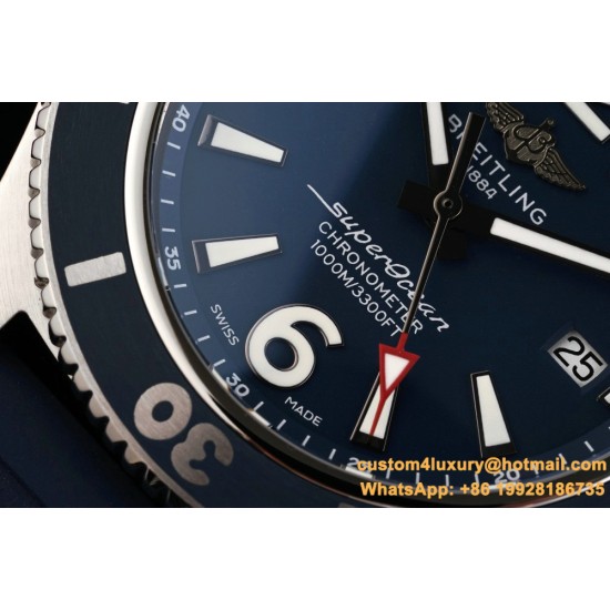 Breitling - Superocean 44mm SS/RU Blue TF Asia 2824