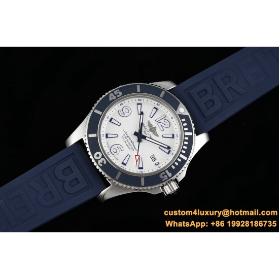 Breitling - Superocean 44mm SS/RU White TF Asia 2824