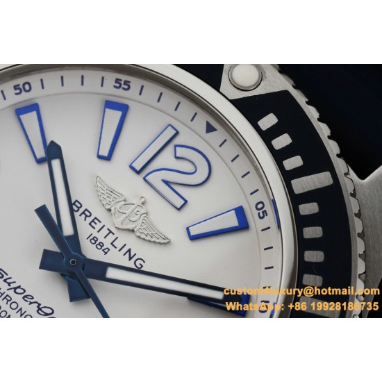 Breitling - Superocean 44mm SS/RU White TF Asia 2824