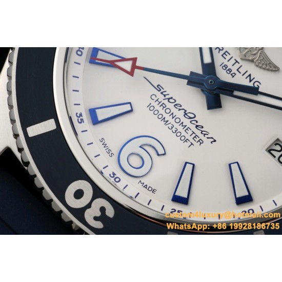 Breitling - Superocean 44mm SS/RU White TF Asia 2824