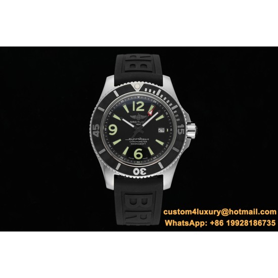 Breitling - Superocean 44mm SS/RU Black TF Asia 2824