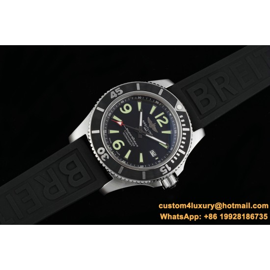 Breitling - Superocean 44mm SS/RU Black TF Asia 2824