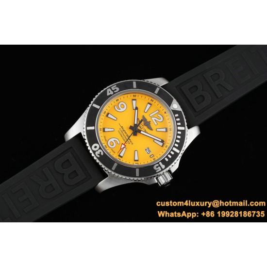 Breitling - Superocean 44mm SS/RU Yellow TF Asia 2824