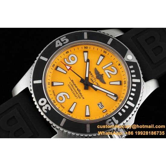 Breitling - Superocean 44mm SS/RU Yellow TF Asia 2824