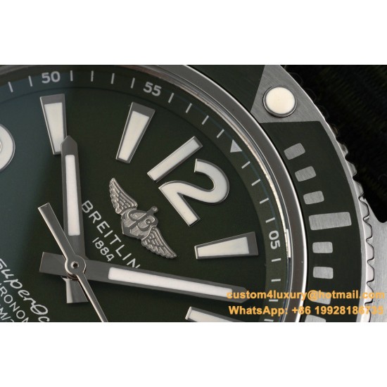 Breitling - Superocean 44mm SS/NY Green TF Asia 2824