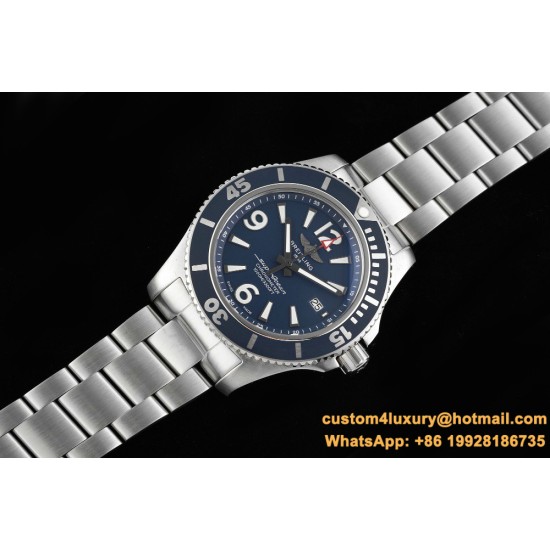 Breitling - Superocean 44mm SS/SS Blue TF Asia 2824