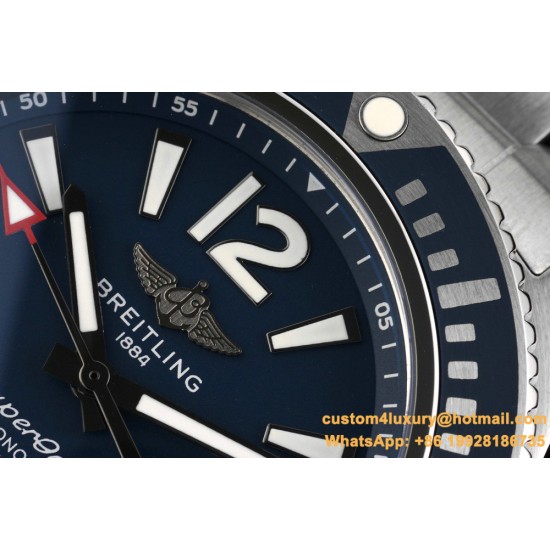 Breitling - Superocean 44mm SS/SS Blue TF Asia 2824