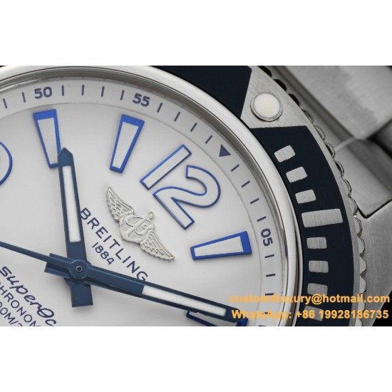 Breitling - Superocean 44mm SS/SS White TF Asia 2824