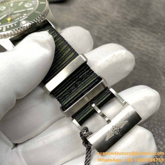 Breitling - Superocean 44mm SS/NY Green TF Asia 2824