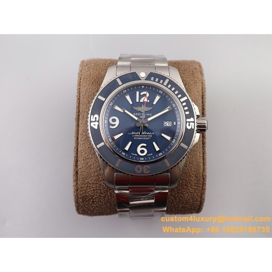 Breitling - Superocean 44mm SS/SS Blue TF Asia 2824