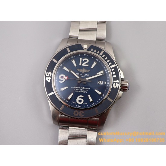 Breitling - Superocean 44mm SS/SS Blue TF Asia 2824
