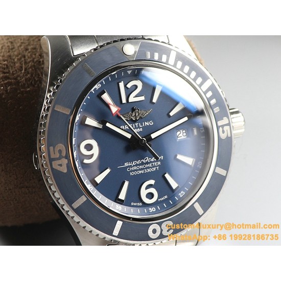 Breitling - Superocean 44mm SS/SS Blue TF Asia 2824