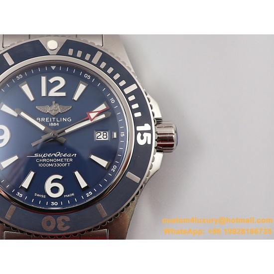 Breitling - Superocean 44mm SS/SS Blue TF Asia 2824