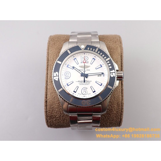 Breitling - Superocean 44mm SS/SS White TF Asia 2824