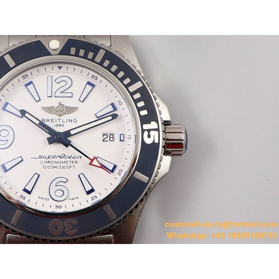Breitling - Superocean 44mm SS/SS White TF Asia 2824